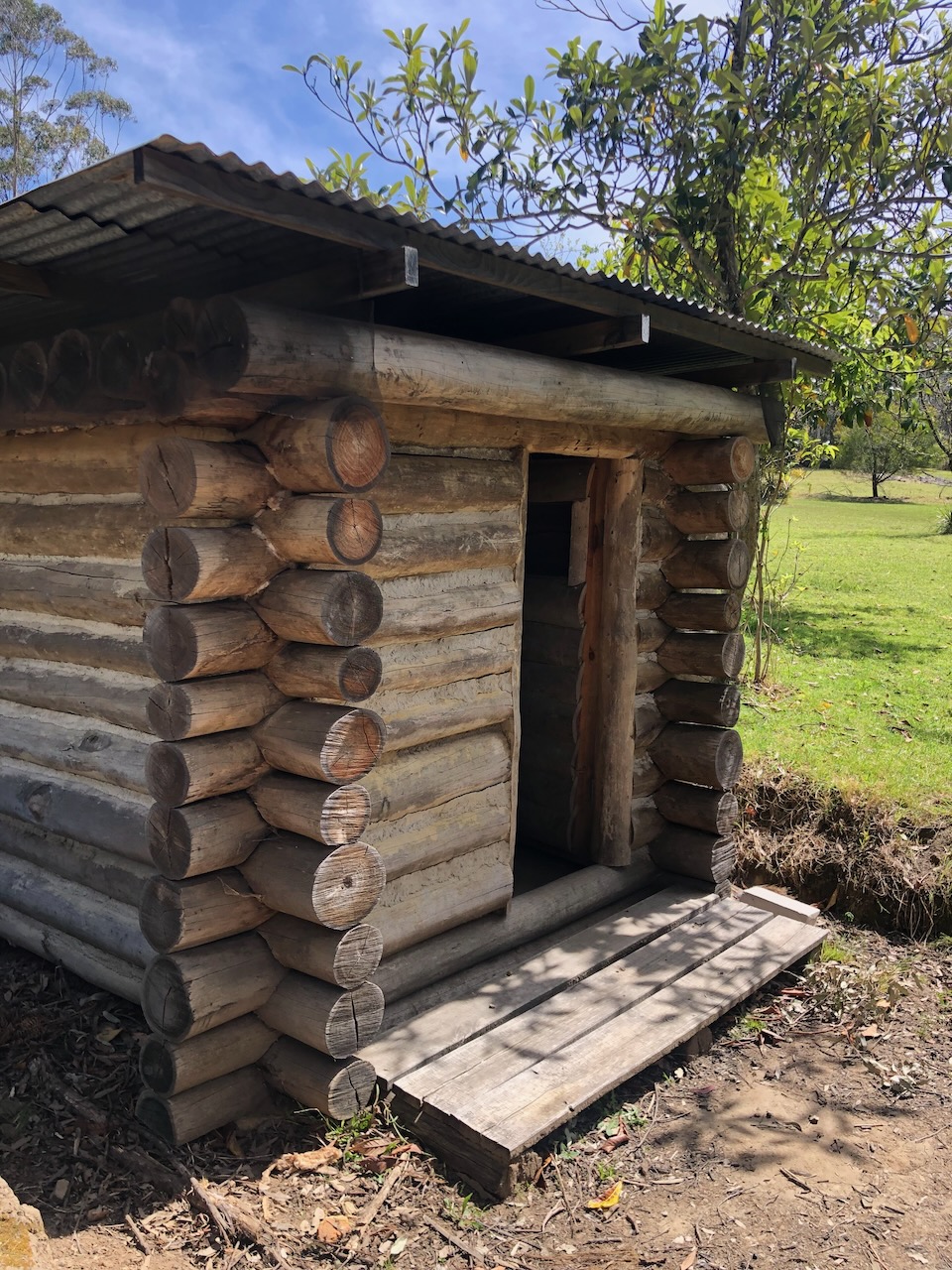 Log sauna at Little Tootie